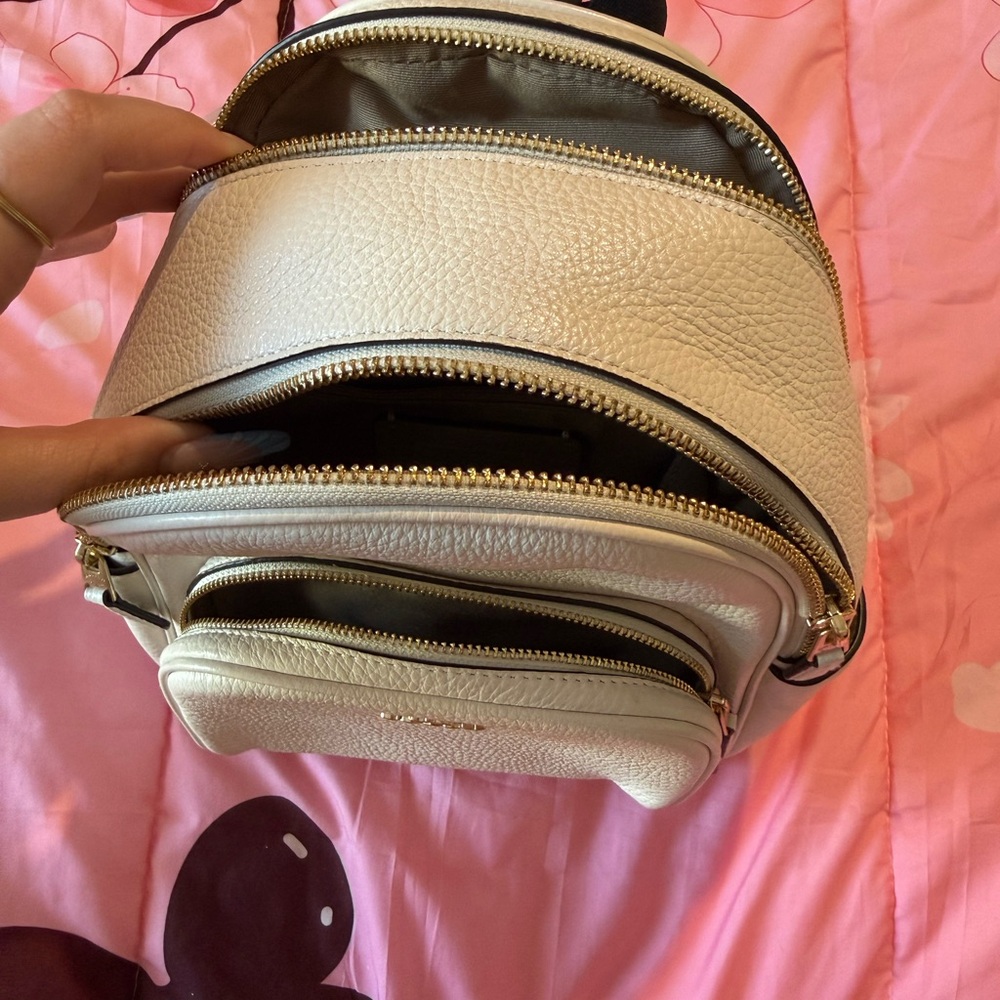 Coach Off-White Leather mini Backpack - Picture 2 of 4